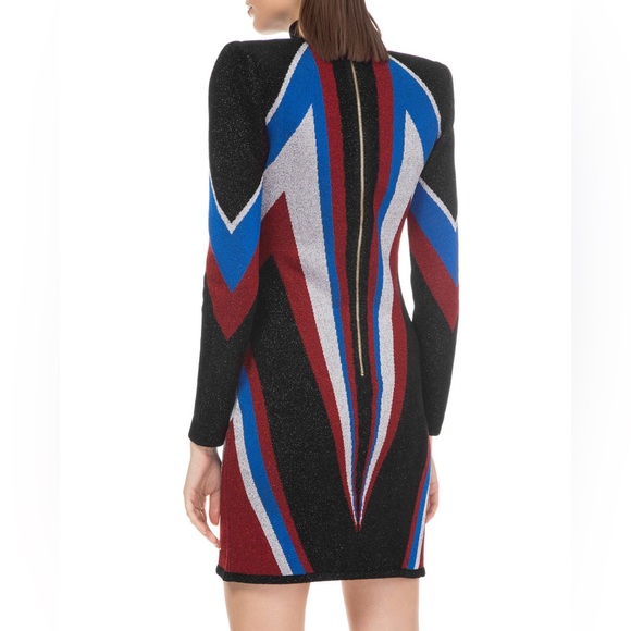Balmain Paris Flash-Knit Cocktail Dress 👩🏼‍🎤👨‍🎤🎉🥂🍾🎊 - Picture 8 of 10